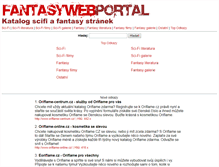 Tablet Screenshot of portal.fantasy-web.net